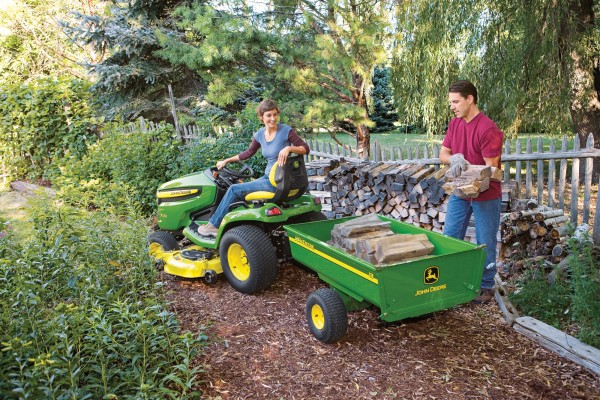 John Deere Mehrzweckanhänger aus Stahl als Anbaugerät 420 l in Bühl bei